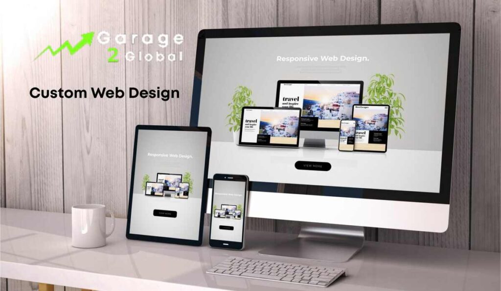 custom website design by garage2global